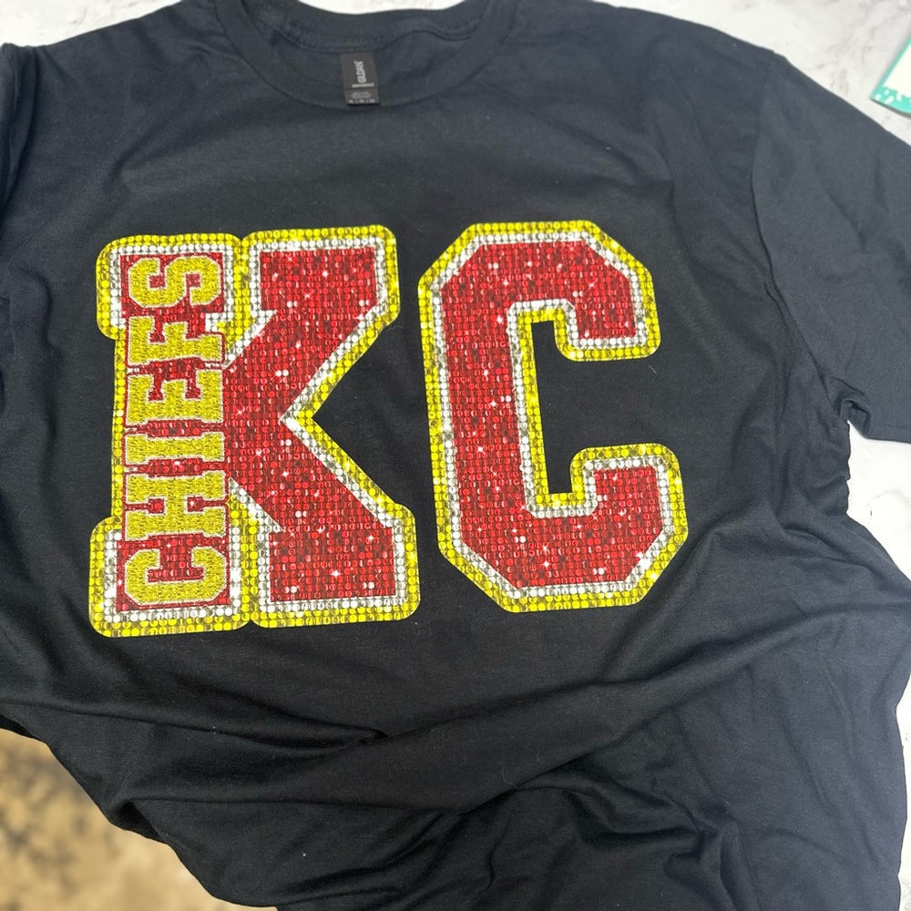 KC sequences tee.   DTF transfer.  Made to order